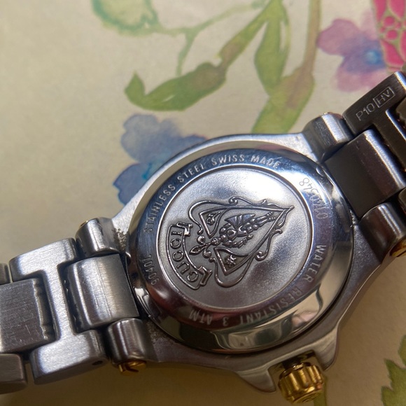 Rare Authentic Gucci 9040L Champagne Dial 2-toned Stainless Steel Ladies Watch. - Picture 10 of 16